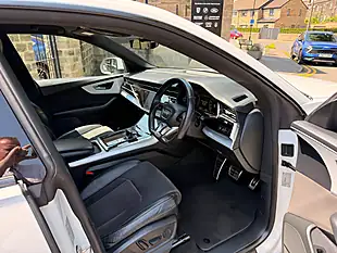 Used 2019 Audi Q8 S Line Glacier White - Interior and Exterior details 12