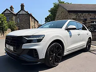 Used 2019 Audi Q8 S Line Glacier White - Interior and Exterior details 5