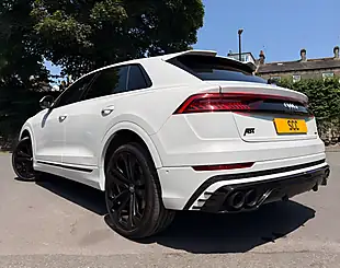 Used 2019 Audi Q8 S Line Glacier White - Interior and Exterior details 8