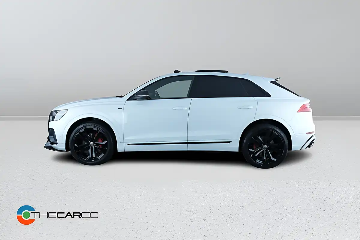 Used 2019 Audi Q8 S Line White - Interior and Exterior details 4