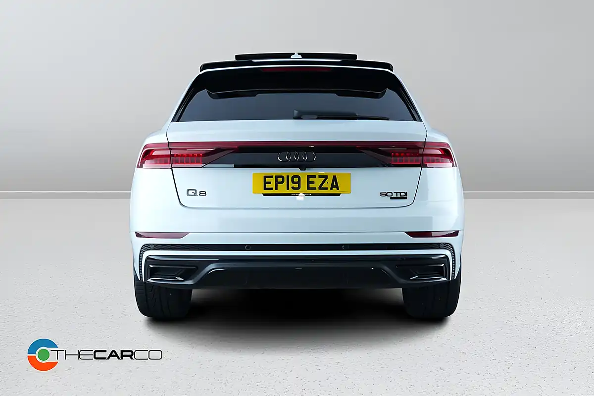 Used 2019 Audi Q8 S Line White - Interior and Exterior details 6