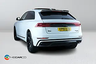 Used 2019 Audi Q8 S Line White - Interior and Exterior details 7