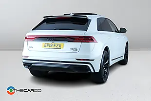 Used 2019 Audi Q8 S Line White - Interior and Exterior details 8
