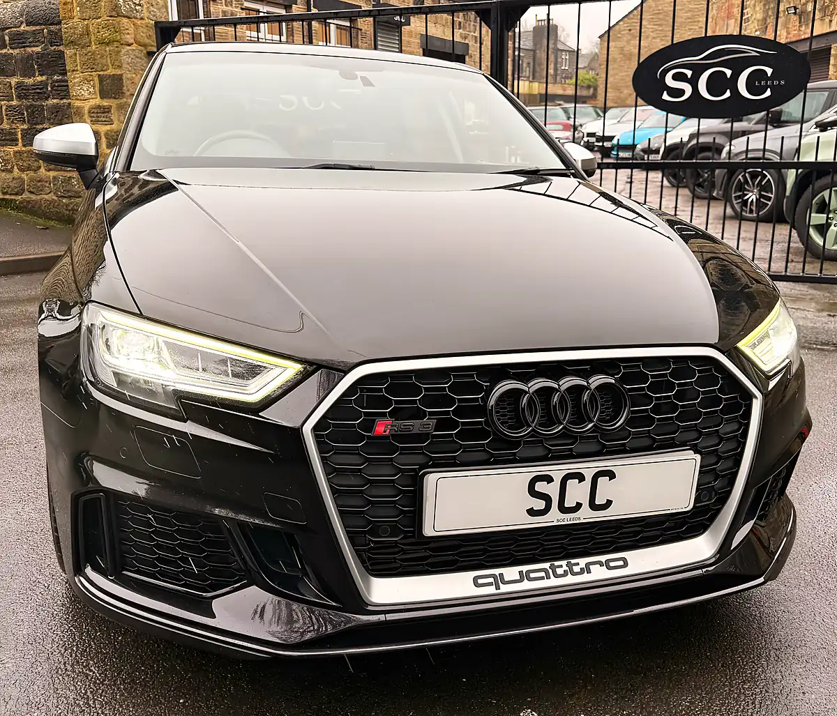 Used 2019 Audi RS3 Sportback Panther Black Crystal - Interior and Exterior details 3