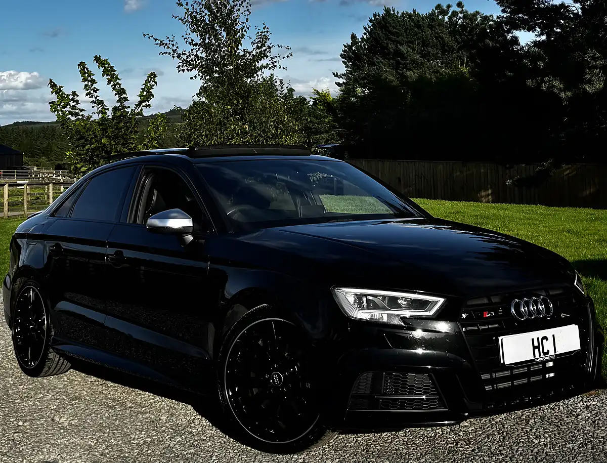 Used 2019 Audi S3 Black Edition Black - Front View