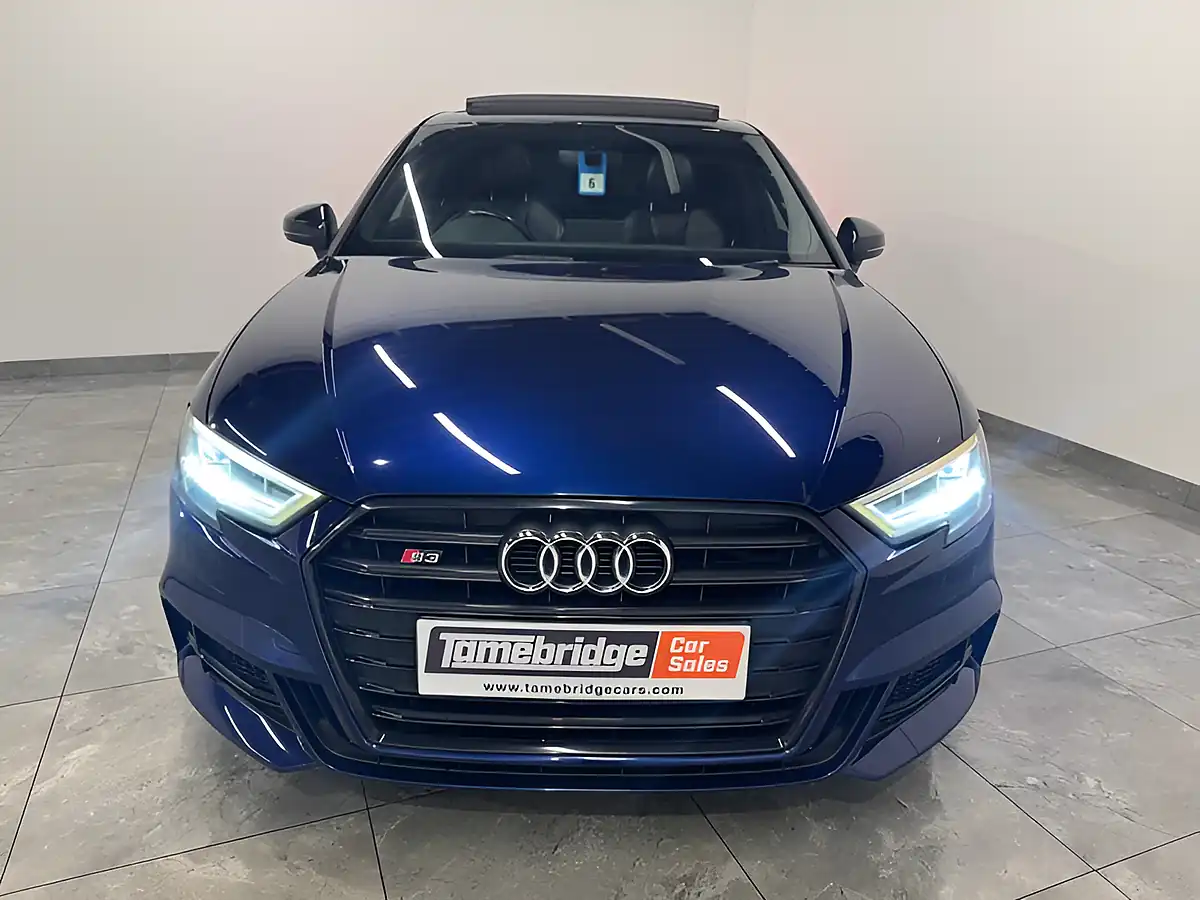 Used 2019 Audi S3 Black Edition Blue - Interior and Exterior details 3