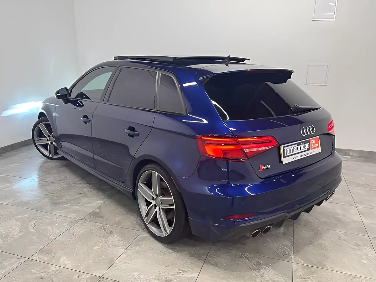 Used 2019 Audi S3 Black Edition Blue - Interior and Exterior details 5
