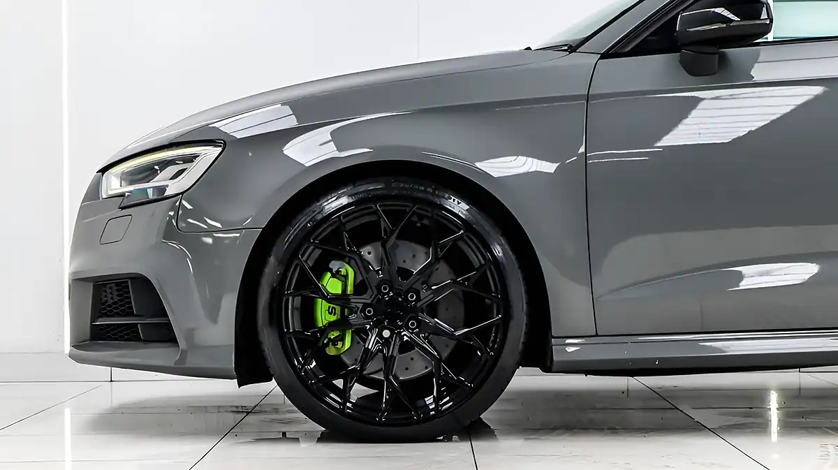 Used 2019 Audi S3 Black Edition Green - Interior and Exterior details 11