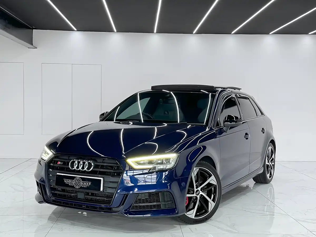 Used 2019 Audi S3 Black Edition Navarra Blue - Interior and Exterior details 2