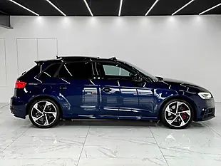 Used 2019 Audi S3 Black Edition Navarra Blue - Interior and Exterior details 4