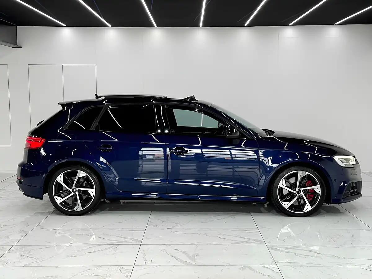 Used 2019 Audi S3 Black Edition Navarra Blue - Interior and Exterior details 4