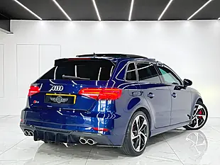 Used 2019 Audi S3 Black Edition Navarra Blue - Interior and Exterior details 6