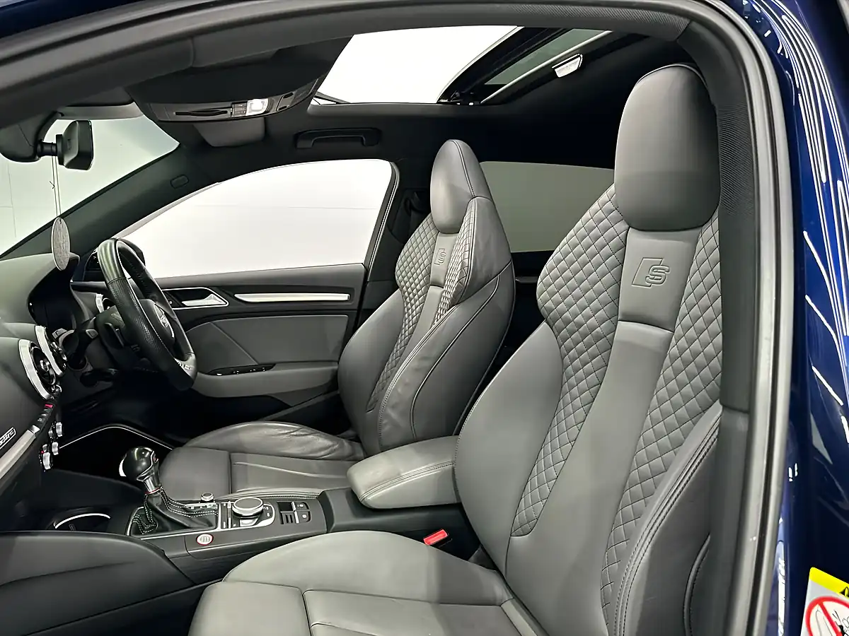 Used 2019 Audi S3 Black Edition Navarra Blue - Interior and Exterior details 7