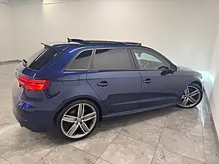 Used 2019 Audi S3 Black Edition Sportback Blue - Interior and Exterior details 8