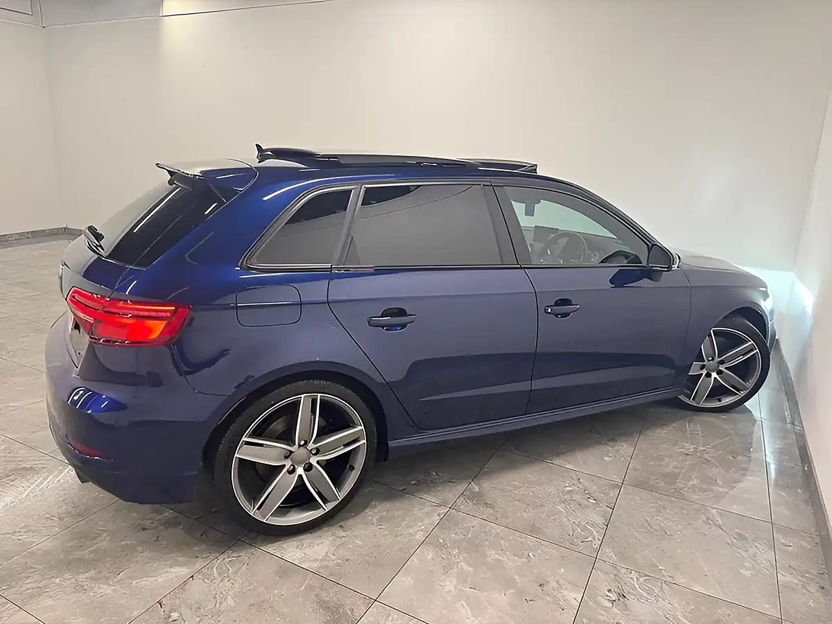 Used 2019 Audi S3 Black Edition Sportback Blue - Interior and Exterior details 8