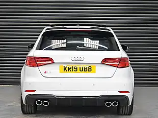 Used 2019 Audi S3 Black Edition Sportback White - Interior and Exterior details 11