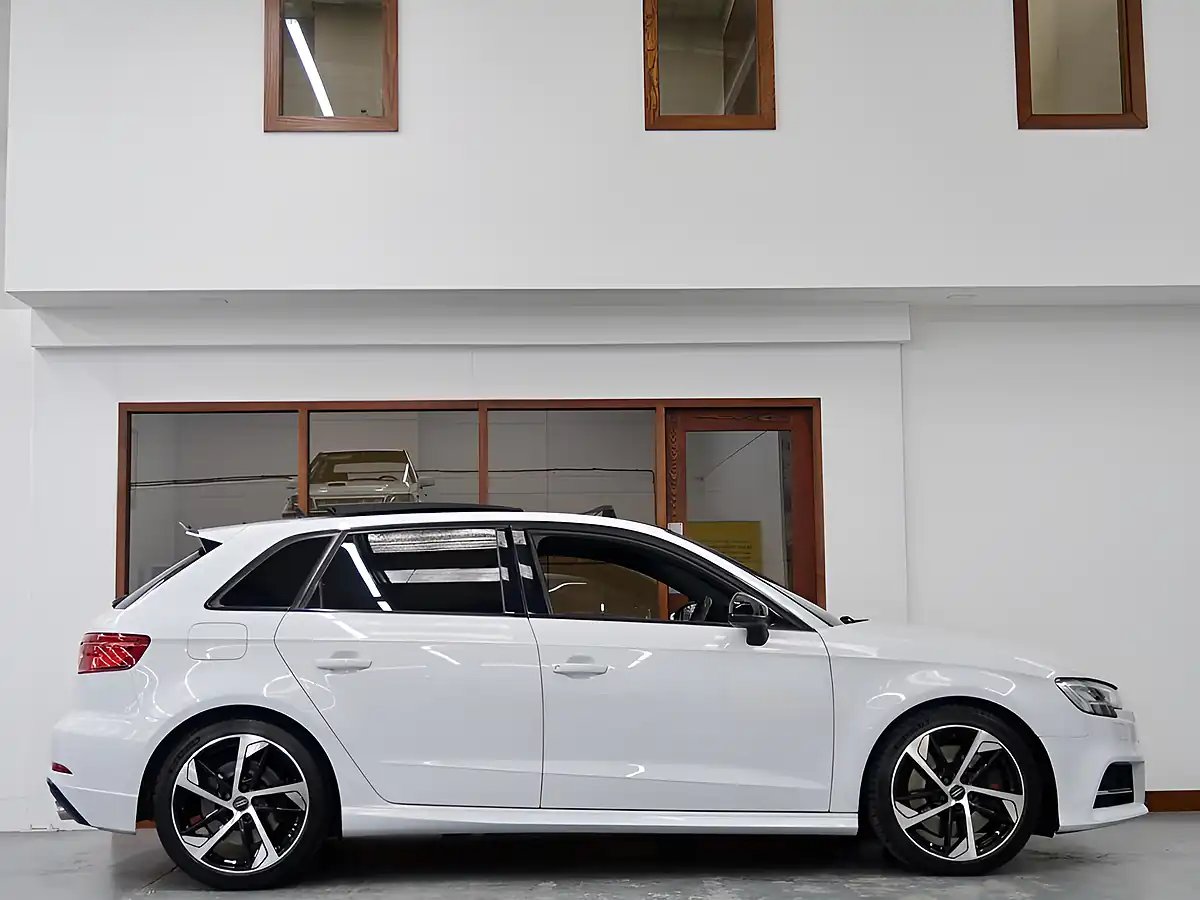 Used 2019 Audi S3 Black Edition Sportback White - Interior and Exterior details 12