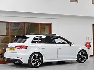 Used 2019 Audi S3 Black Edition Sportback White - Interior and Exterior details 13