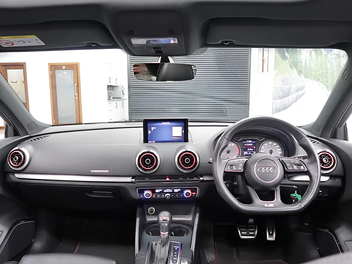 Used 2019 Audi S3 Black Edition Sportback White - Interior and Exterior details 17