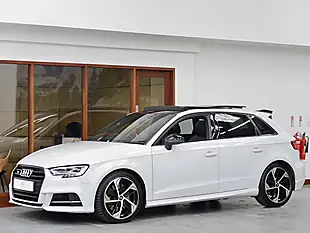 Used 2019 Audi S3 Black Edition Sportback White - Interior and Exterior details 3