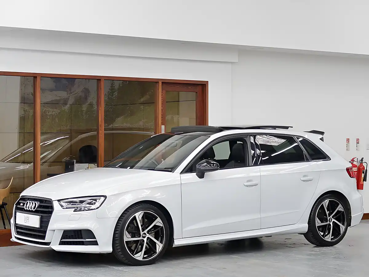Used 2019 Audi S3 Black Edition Sportback White - Interior and Exterior details 3