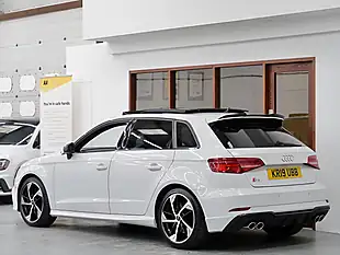 Used 2019 Audi S3 Black Edition Sportback White - Interior and Exterior details 4