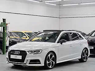 Used 2019 Audi S3 Black Edition Sportback White - Interior and Exterior details 7