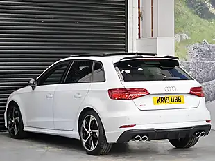 Used 2019 Audi S3 Black Edition Sportback White - Interior and Exterior details 9