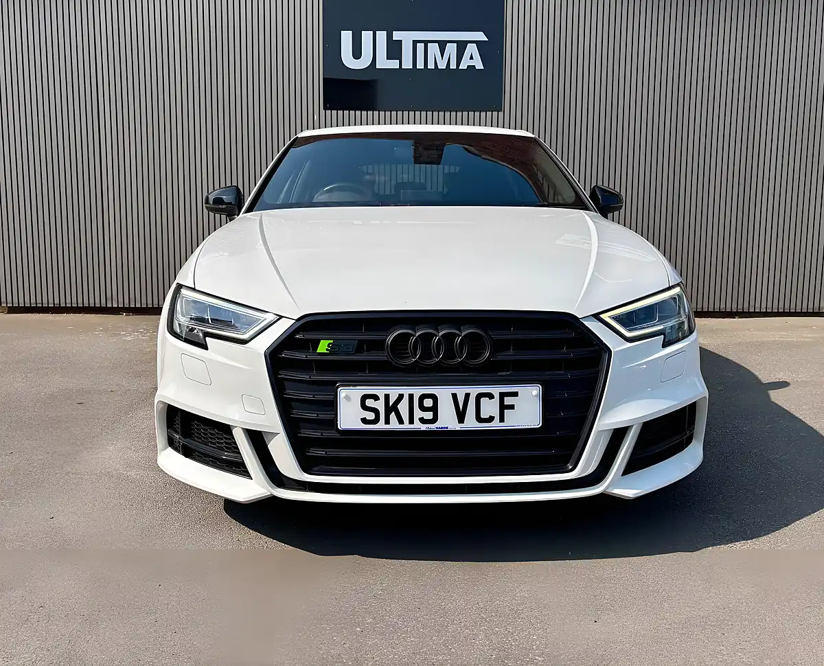 Used 2019 Audi S3 Black Edition Sportback White - Interior and Exterior details 3