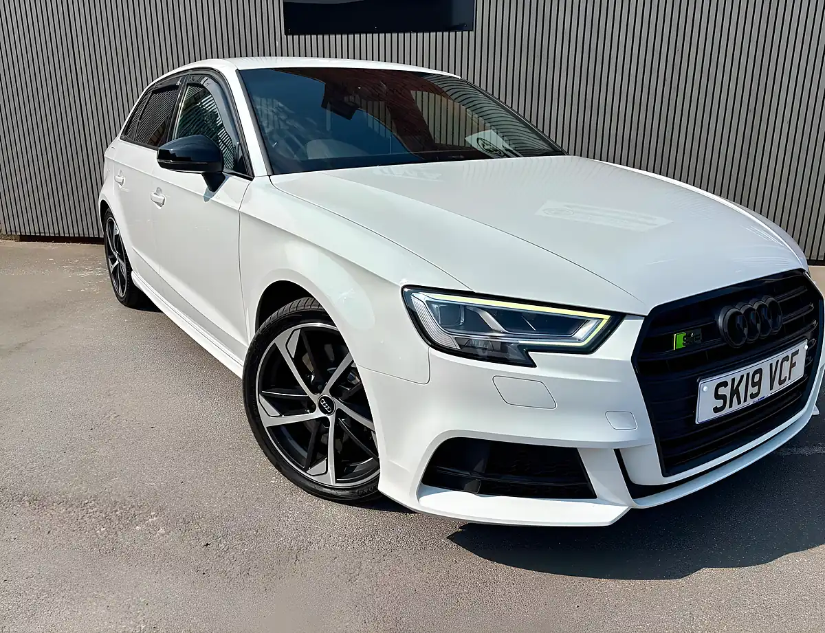 Used 2019 Audi S3 Black Edition Sportback White - Interior and Exterior details 4