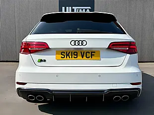 Used 2019 Audi S3 Black Edition Sportback White - Interior and Exterior details 6