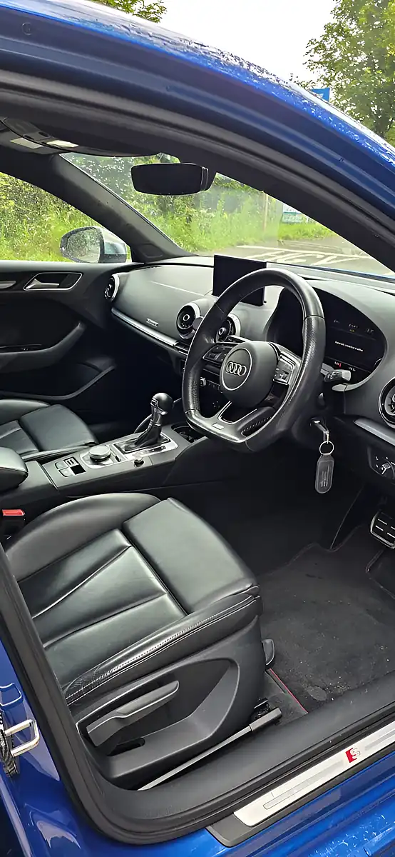 Used 2019 Audi S3 Blue - Interior and Exterior details 13