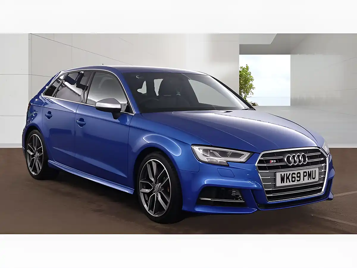 Used 2019 Audi S3 Sportback Blue - Front View
