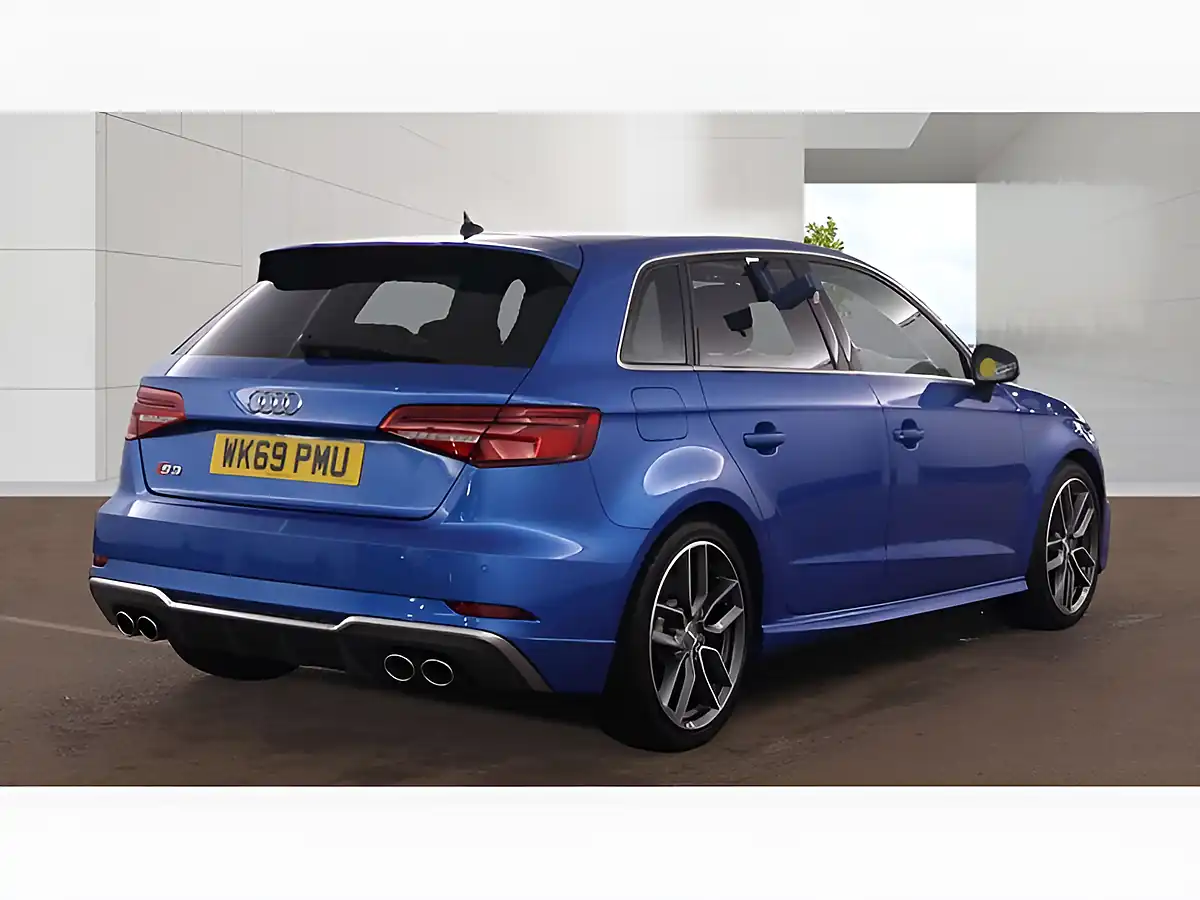 Used 2019 Audi S3 Sportback Blue - Interior and Exterior details 4