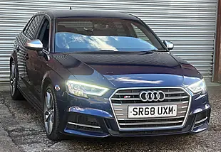 Used 2019 Audi S3 Sportback Blue - Interior and Exterior details 3