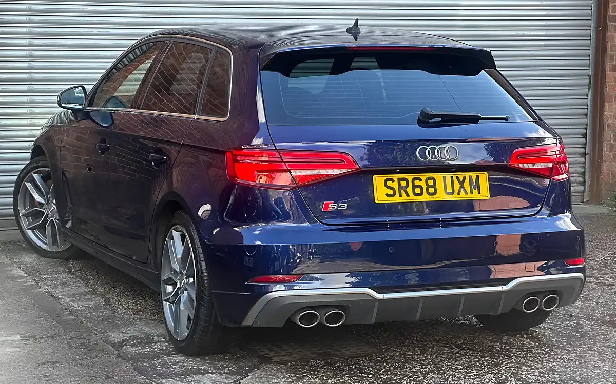 Used 2019 Audi S3 Sportback Blue - Interior and Exterior details 5