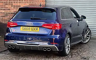 Used 2019 Audi S3 Sportback Blue - Interior and Exterior details 6