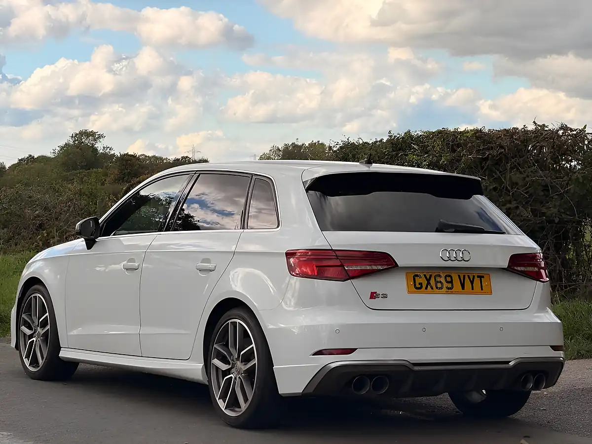 Used 2019 Audi S3 Sportback White - Interior and Exterior details 6