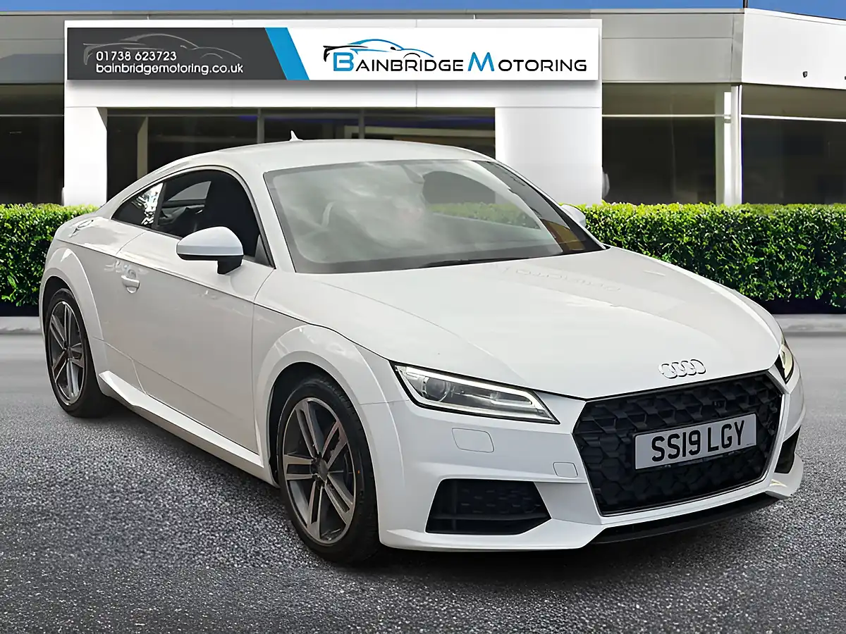Used 2019 Audi Tt Sport White - Front View