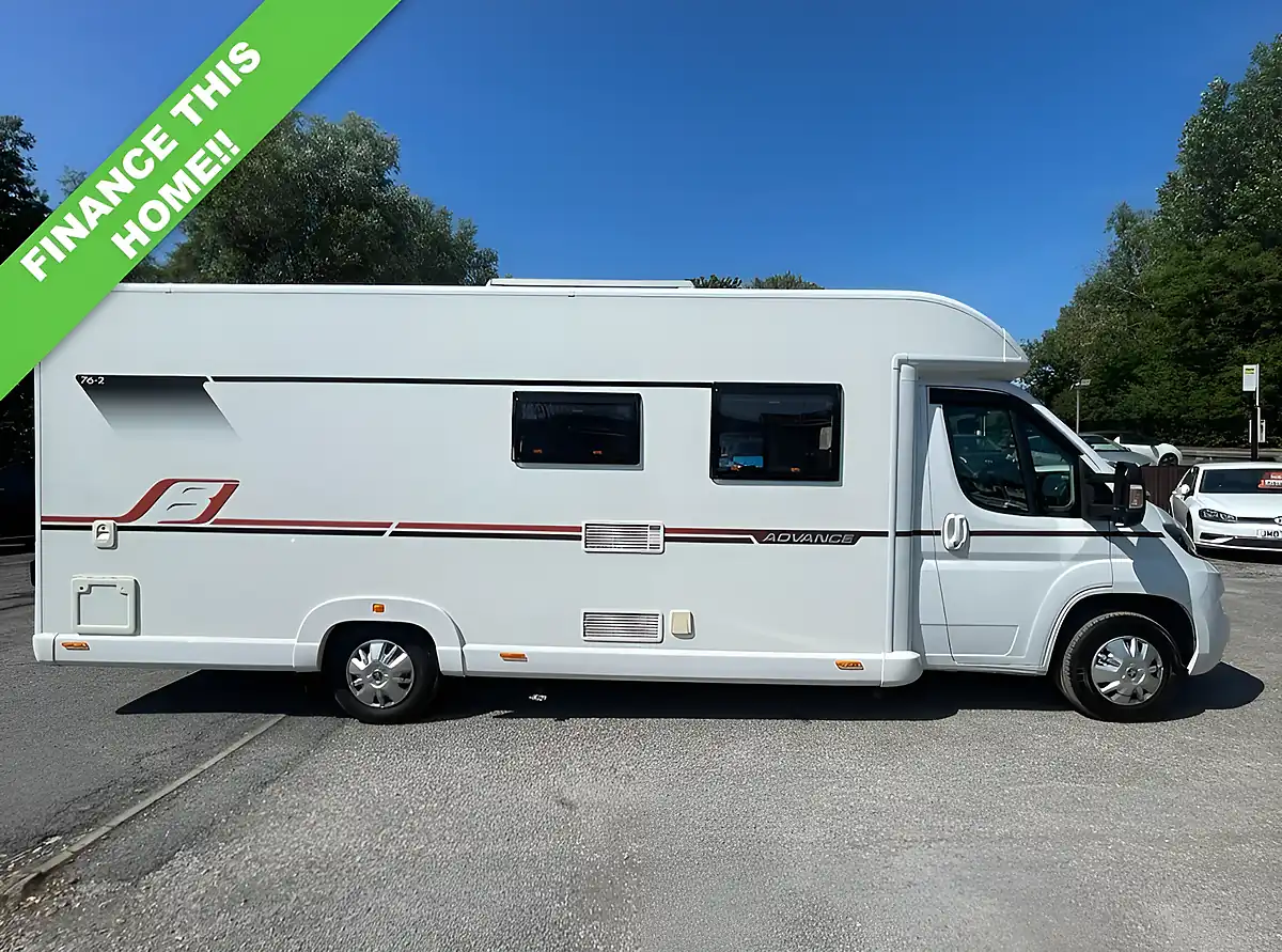 Used 2019 Bailey Advance 76-2 White/Red - Front View
