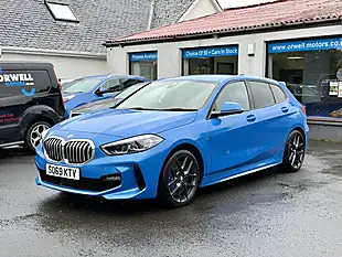 Used 2019 BMW 1 Series M Sport Blue - Interior and Exterior details 15