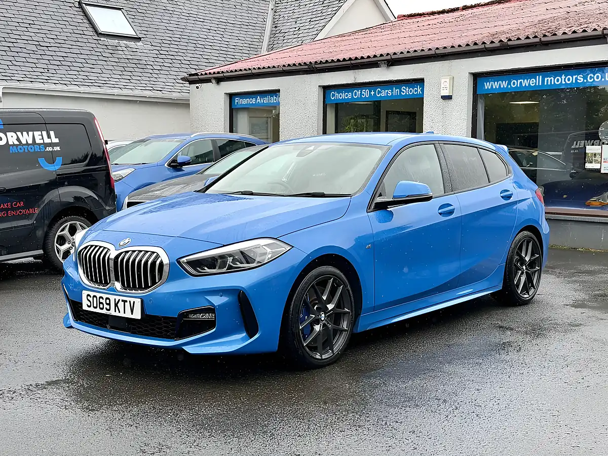 Used 2019 BMW 1 Series M Sport Blue - Interior and Exterior details 15