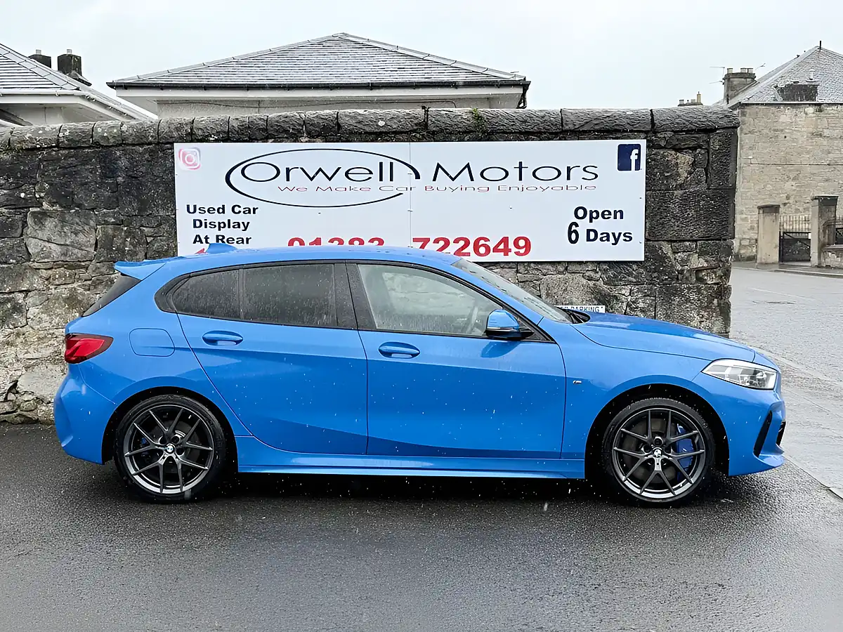 Used 2019 BMW 1 Series M Sport Blue - Interior and Exterior details 3