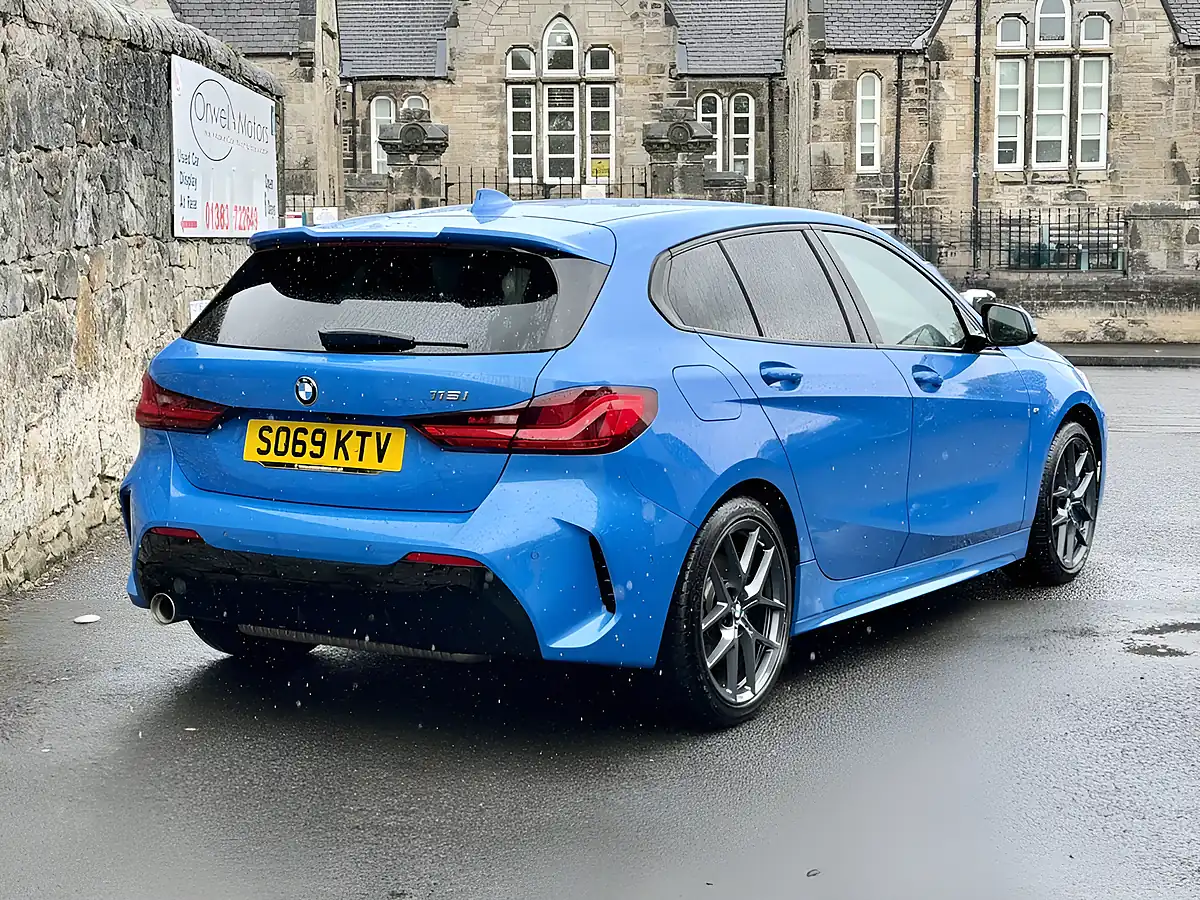 Used 2019 BMW 1 Series M Sport Blue - Interior and Exterior details 8