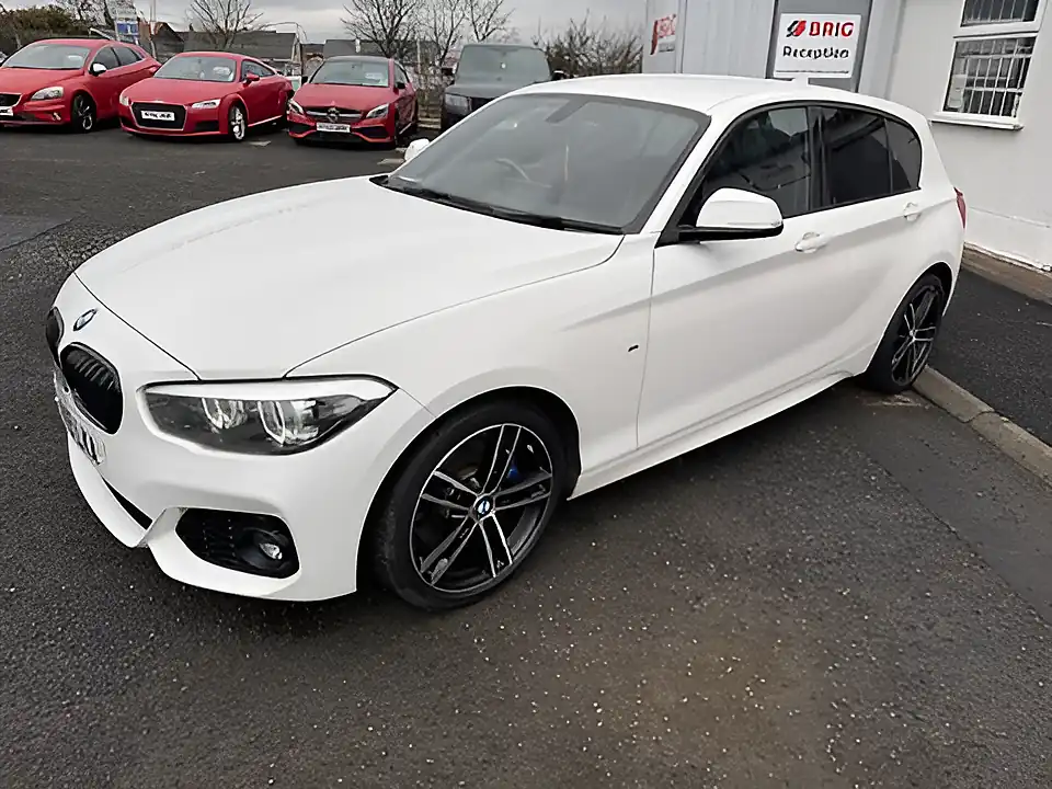 Used 2019 BMW 1 Series M Sport Shadow Edition Alpine White - Interior and Exterior details 3