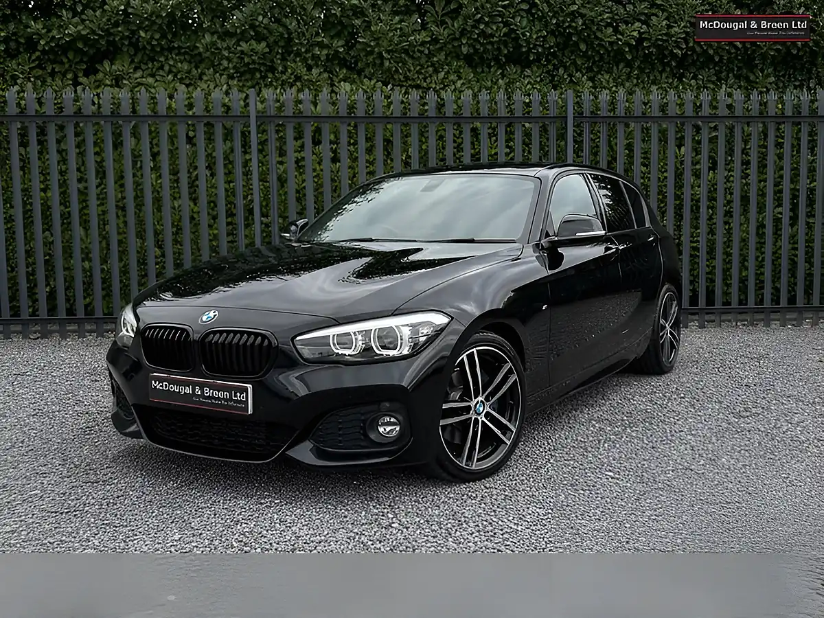 Used 2019 BMW 1 Series M Sport Shadow Edition Black - Front View