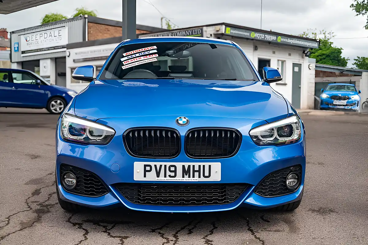 Used 2019 BMW 1 Series M Sport Shadow Edition Estoril Blue - Interior and Exterior details 3