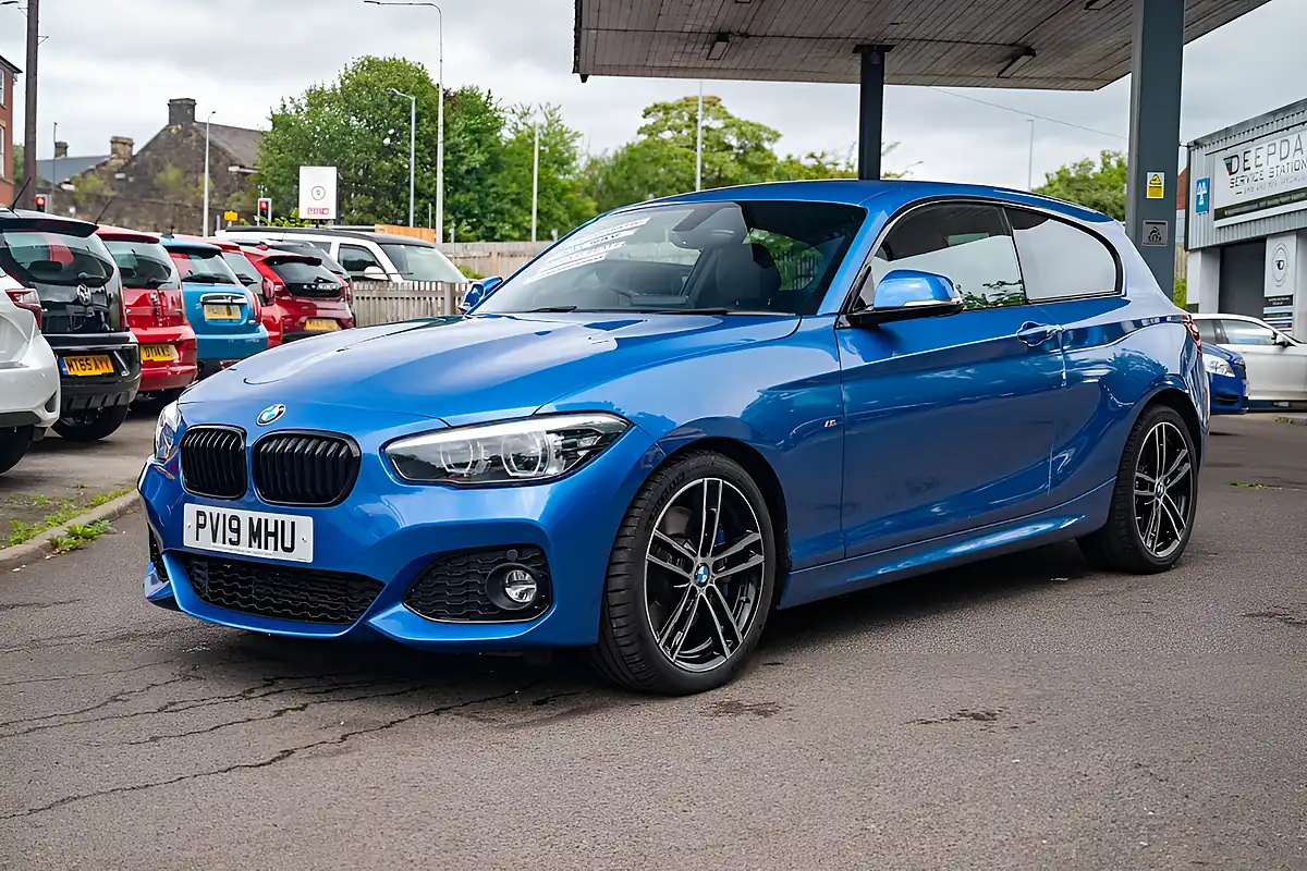 Used 2019 BMW 1 Series M Sport Shadow Edition Estoril Blue - Interior and Exterior details 4