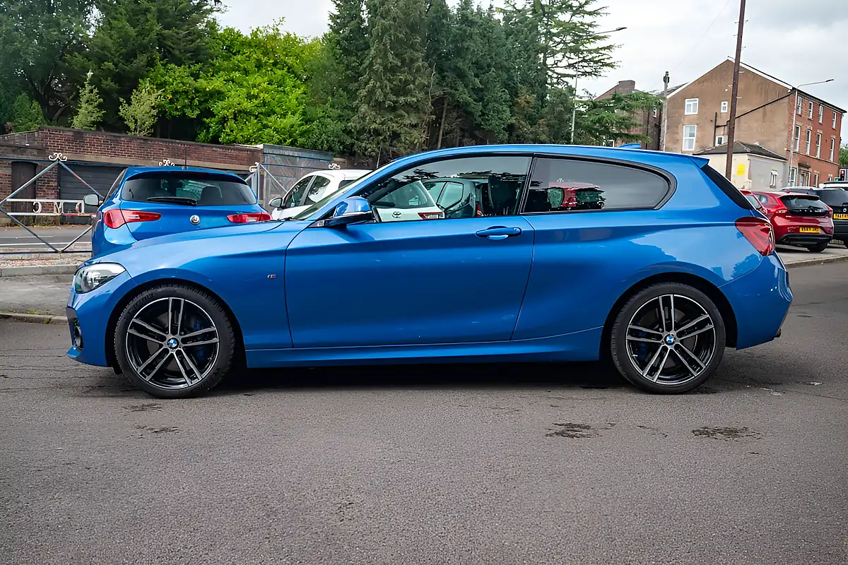 Used 2019 BMW 1 Series M Sport Shadow Edition Estoril Blue - Interior and Exterior details 5