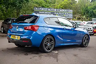 Used 2019 BMW 1 Series M Sport Shadow Edition Estoril Blue - Interior and Exterior details 8